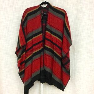 New Directions Small Multicolored Shawl/ Poncho